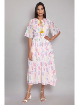 WISHFUL by W - White Printed Dress