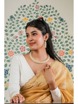 Anoree - Noor-e-Taj Pearl Necklace and Earring Set