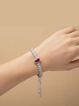 Anoree - Leo Tennis Red Bracelet