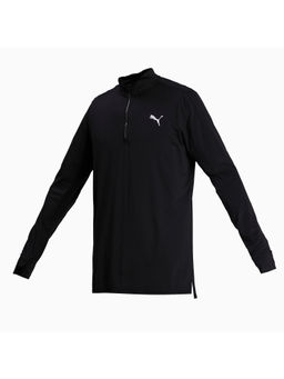 Puma - RUN FAVORITE 1/4 ZIP M Black Men Sports Jacket