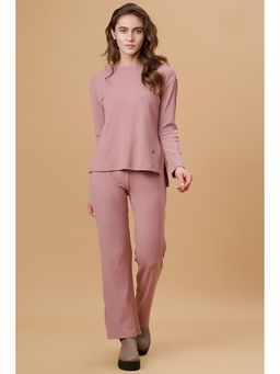 Gipsy - Dusky Pink Stylish and Cozy Winter Co-Ord (Set of 2)