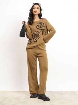 SALT Attire - Liana Khaki Co-Ord (Set of 2)