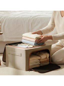 Epicasa - Beige Foldable Storage Organizer Bag (S)