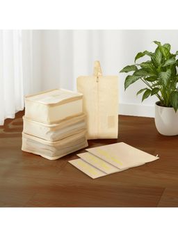 Epicasa - Beige Travel Packing Cubes Organizers (Pack of 7)