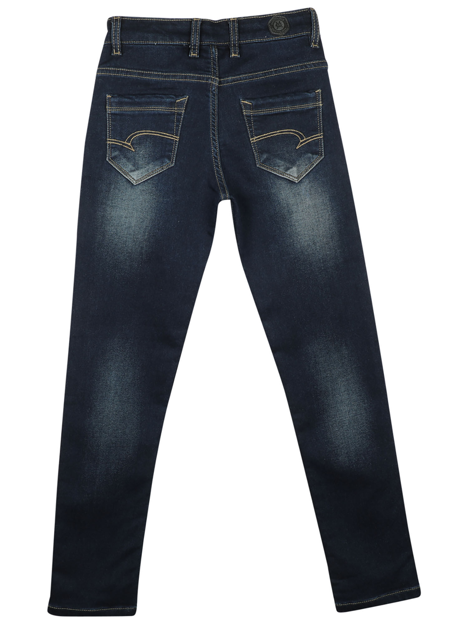 Buy Monte Carlo Blue Cotton Blend Solid 