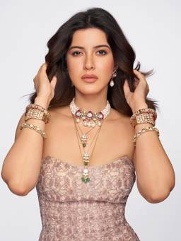 Indinoor - Nolya Kundan Necklace Set
