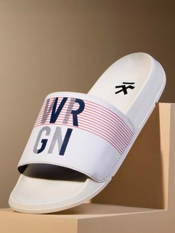WROGN - Mens White Arctic Sliders
