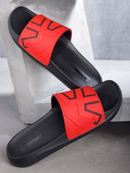 WROGN - Mens Black Crimson Strike Sliders