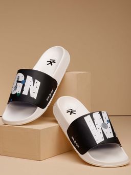 WROGN - Mens White Char Sliders