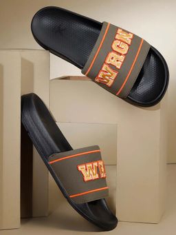 WROGN - Mens Black Citrus Sliders