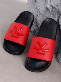 WROGN - Mens Black Flare Sliders