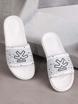 WROGN - Mens White Moonstone Sliders