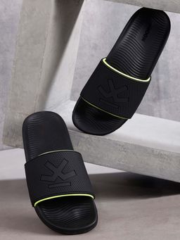 WROGN - Mens Black Glowstride Sliders