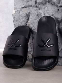 WROGN - Mens Black Coal Sliders