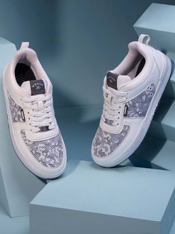 WROGN - Men White Negroni Pearl Sneakers
