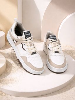 WROGN - Men Off White Martini Porcelain Sneakers