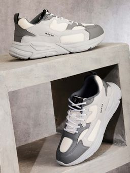 WROGN - Men Grey Highball Blend Slate Walking Shoes