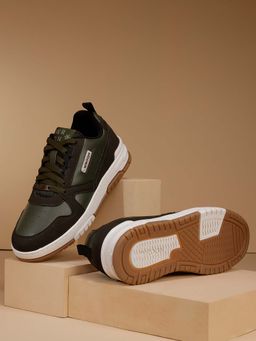 WROGN - Men Olive Greyhound Garnet Sneakers