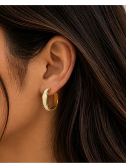 House of Pehr - Ivory Hoop Earrings