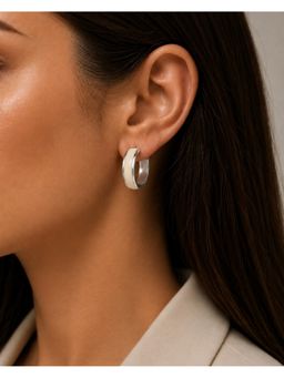 House of Pehr - Ivory Hoop Earrings