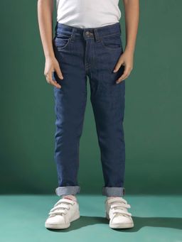 Tales & Stories - Boys Blue Denim Slim Fit Stretchable Jeans