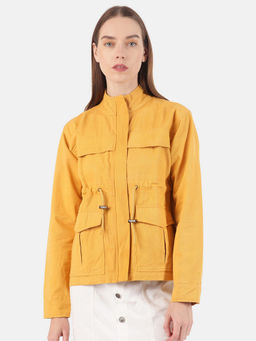 Voxati - Womens Denim Jacket Mustard