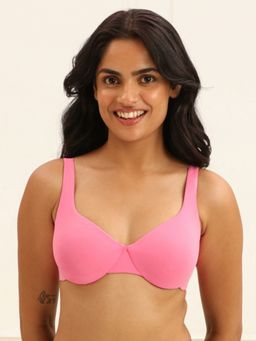 Underneat - Womens Non Padded Wired Seamless Minimizer Bra