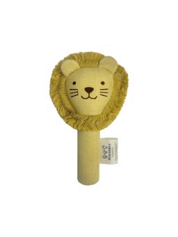 Abracadabra - Yellow Organics Collectible Face Rattle - Lion