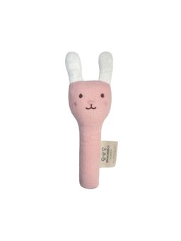 Abracadabra - Pink Organics Collectible Face Rattle - Bunny