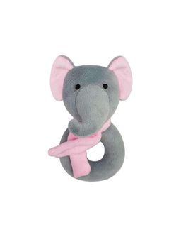Abracadabra - Ring Rattle - Pink Elephant