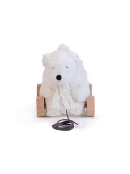 Abracadabra - White Pull Along Toy - Frosty the Polar Bear