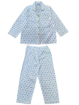 Shopbloom - Deep Sea Dreams Print Long Sleeve Kids Shirt & Pyjama