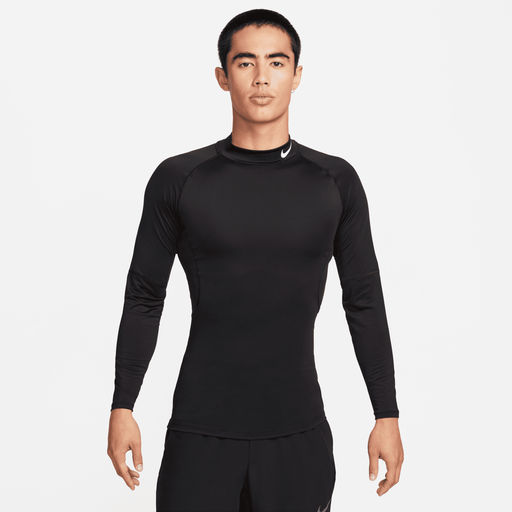 Nike Pro - Men's Dri-FIT Fitness Mock-Neck Long-Sleeve Top
