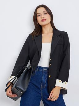 Styli - Women Single Breasted Regular Fit Blazer