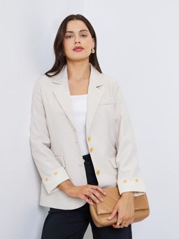 Styli - Women Single Breasted Regular Fit Blazer