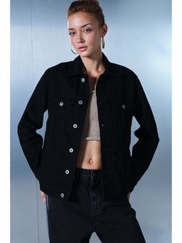 Bonkers Corner - Women Buckenham Black Denim Jacket