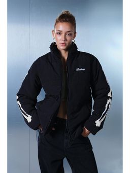 Bonkers Corner - Women Skeleton Puffer Jacket