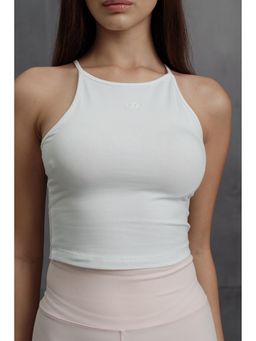 Bonkers Corner - Women White Power Play Crop Top