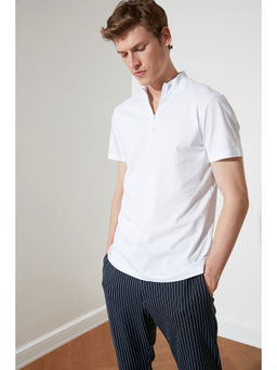 Trendyol - Man White T-Shirt