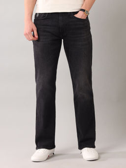 U.S. Polo Assn. Denim Co. - Charcoal Solid Straight Fit Jeans
