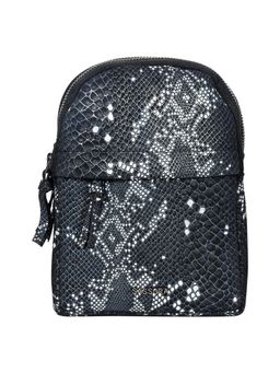 Sassora - Premium Leather Women Backpack - Navy Blue