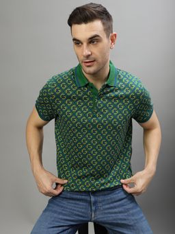 GANT - Men Printed Collar Short Sleeves Polo