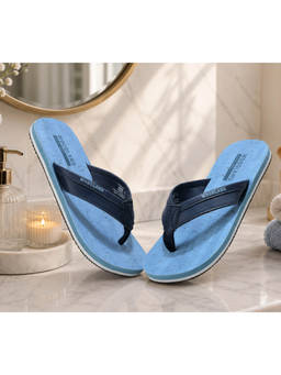 WOODLAND - Lightweight Comfortable Casual Summer Wear Blue Flipflops For Mens