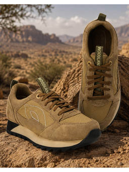 WOODLAND - Lightweight Breathable Comfortable Brown Casuals Sneakers For Mens