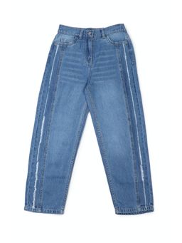 Allen Solly Junior - Girls Blue Plain Jeans
