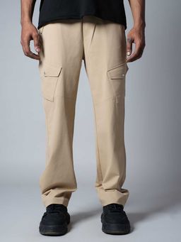 HOP HEAD - Beige Side Pocket Cargo Sweatpant