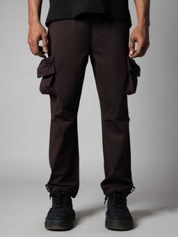 HOP HEAD - Brown Big Pocket Cargo Sweatpant