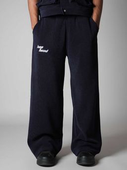 HOP HEAD - Navy Blue Knitdrip Sweatpant