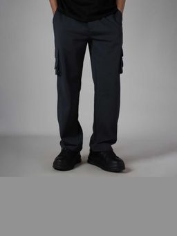 HOP HEAD - Charcoal Doubledeck Pocket Cargo Sweatpant