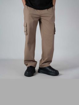 HOP HEAD - Beige Doubledeck Pocket Cargo Sweatpant